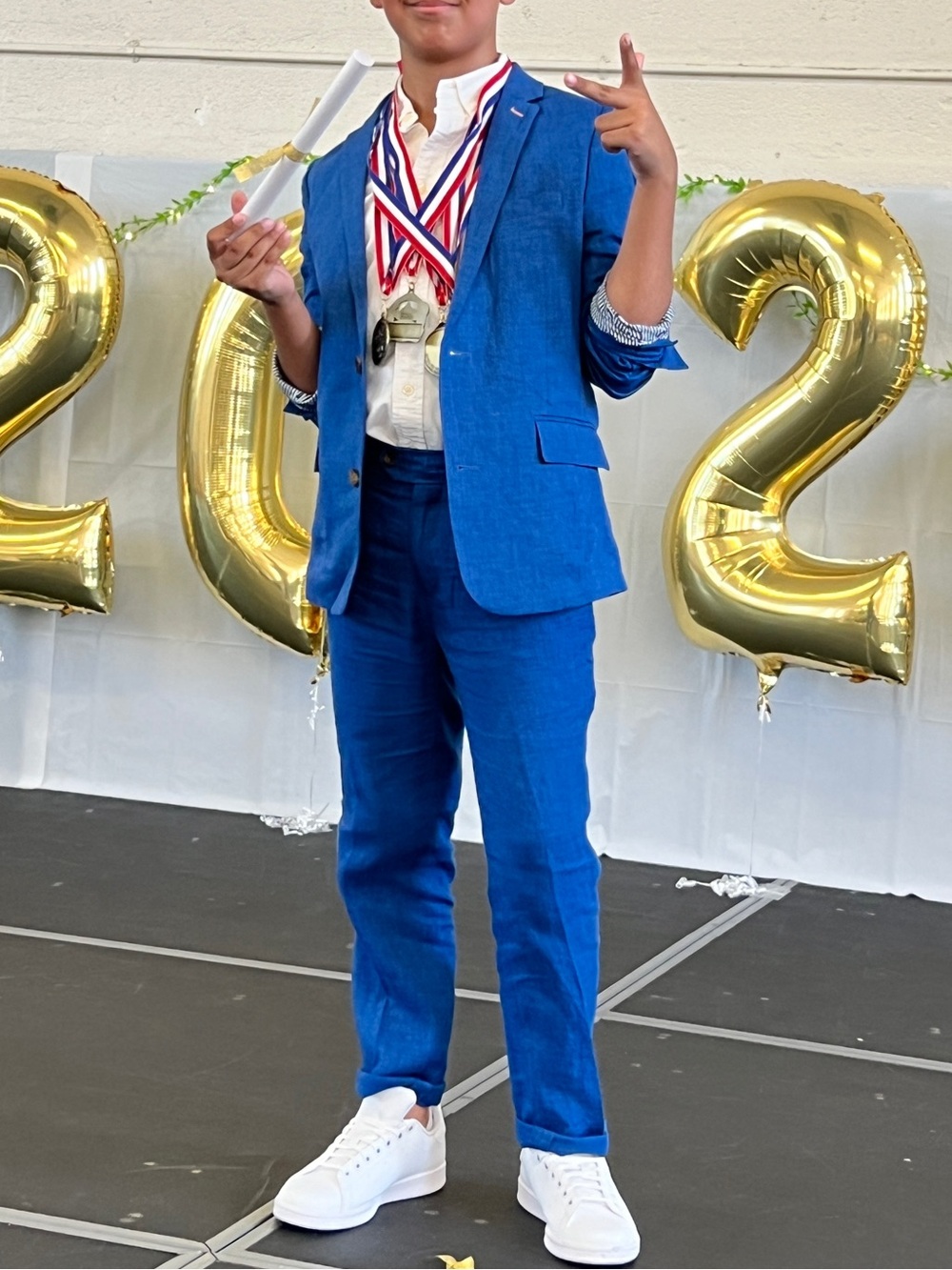 Appaman Royal Blue Linen Suit Jacket & Matching Pants